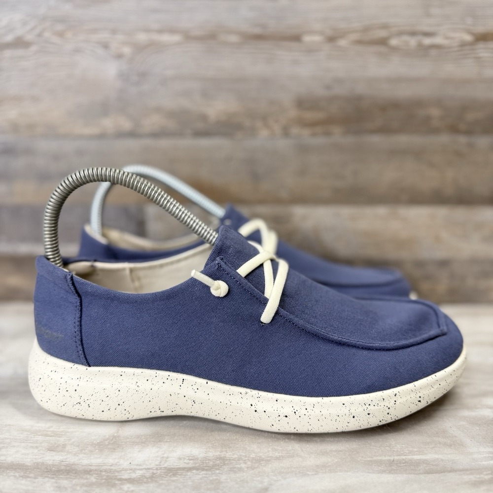 Jsport "Wenden" Women's Light Weight Slip-On Canvas Shoe Navy Blue – NEW Size‎ 8